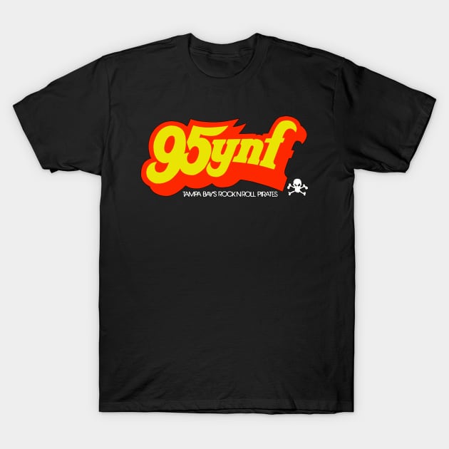 95YNF Tampa Bay's Rock n Roll Pirates T-Shirt by kevfla